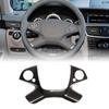 For Mercedes-Benz E-Class 2009-12 Car Steering Wheel Frame Trim ABS Carbon Cover