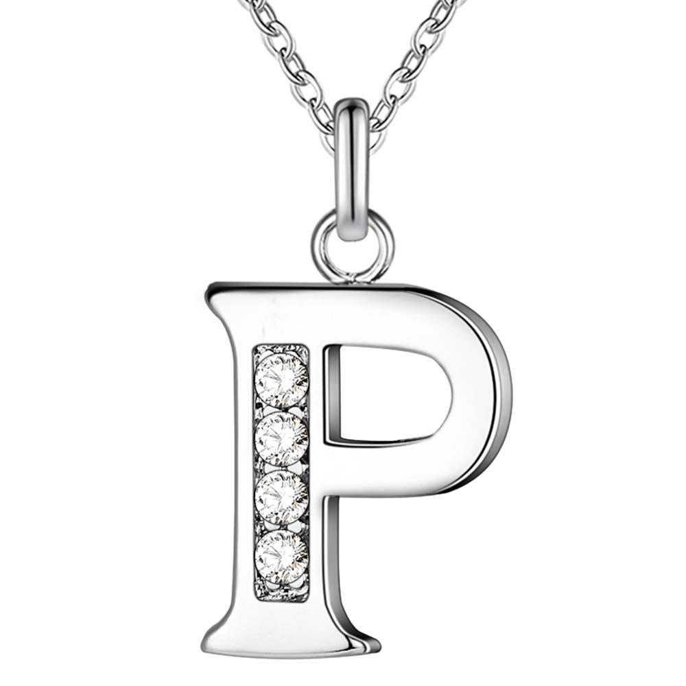 Explosive Jewelry Export Silver Jewelry Necklace 26 Letter Necklace A-Z Accessories