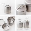 Kobo Aizawa Stainless Steel Coffee Can S Size Coffee Canister Airtight Storage Container That Prevents Oxidation and Flavor Deterioration