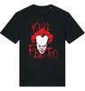 Du wirst auch schweben Halloween Horror Killer Charakter T-Shirt,Gruselig Blut,Geschenk Oberteil