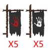 Medieval Accessories Building Blocks Soldiers Weapons Military Flags Mount War Horses Orc Mount Flags Wolf Bricks Kids Toys Gift