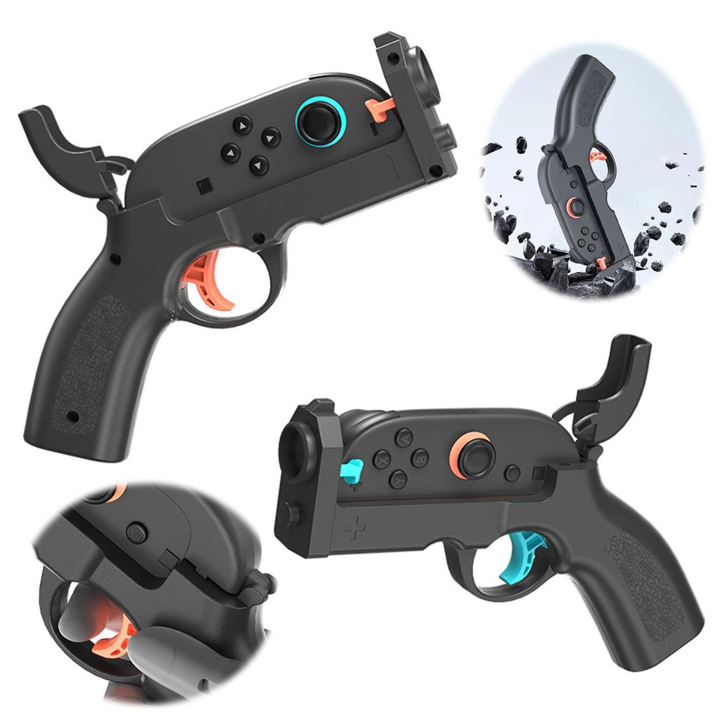 for Nintendo Switch2 for Joy-Con Controller Gun Shape Handgrip Shooting Gunstock Grip Small Handle Shooting Game Gun Stock Grip