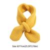 Solid Color Kids Knitted Scarf Casual Winter Knit Scarves Fashion Boys Girls Scarf  Gifts