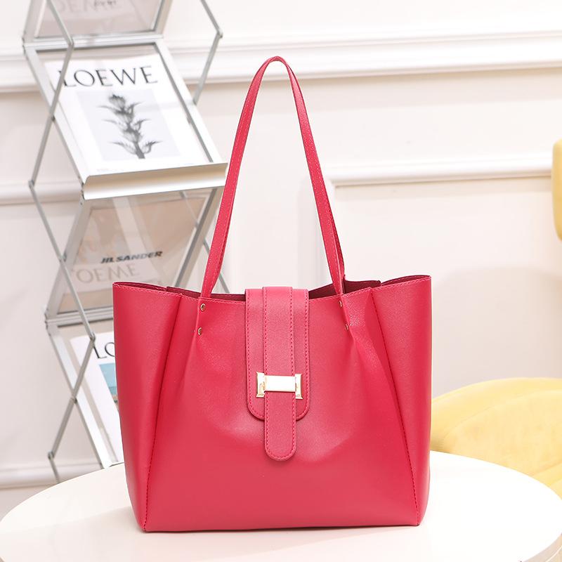 Women's bag new fashionable and simple tote bag women's shopping bag one shoulder handbag women's bag