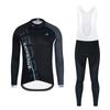 Autumn and Winter Warm and Velvet Thin Bicycle Team Version Long-sleeved Cycling Suit