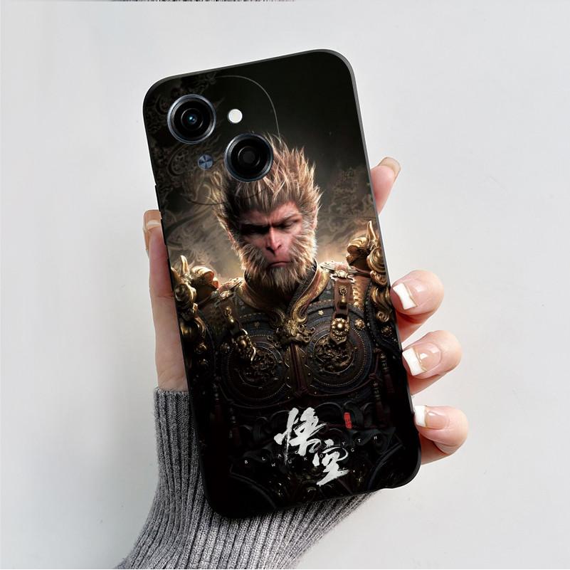 For Tecno Spark Go 1 Case Tecno Pop 9 Black Myth Wukong Shockproof Soft Silicone Back Cover For Tecno Spark Go1 Pop9 Phone Case