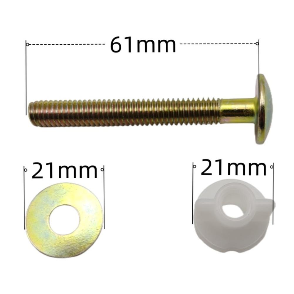 Bathroom Bolts Tank Fasteners Toilet Cover Screws Hassle-free Setup