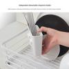 DIBRAN Plastic Kitchen Sink Dish Drying Rack