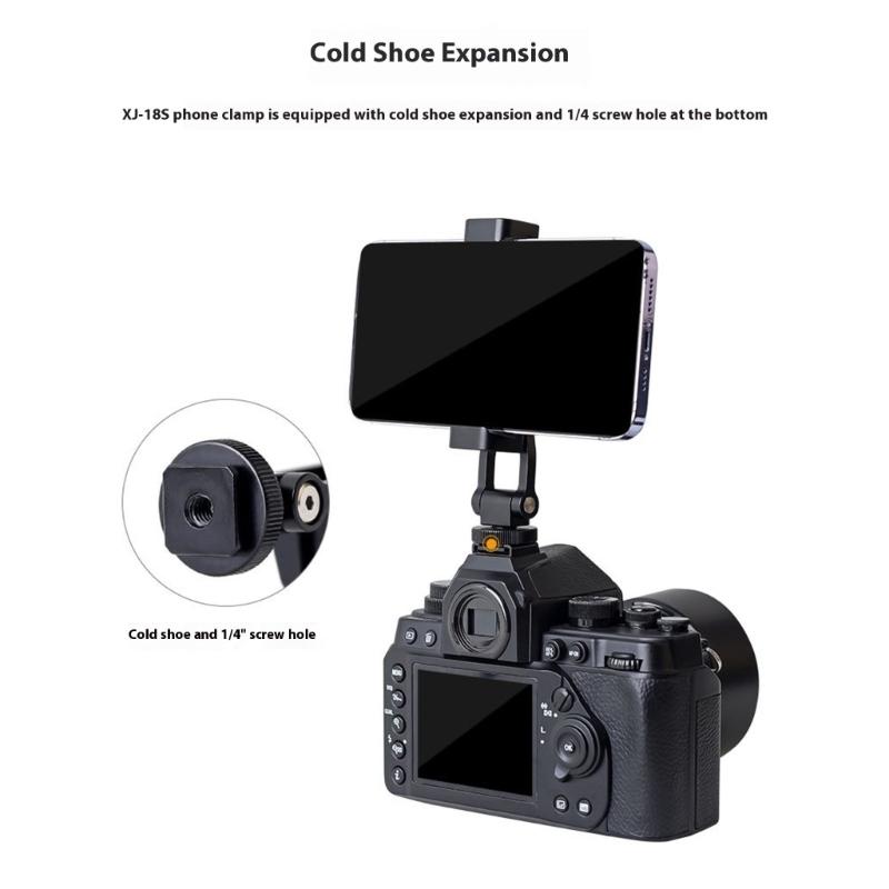 Portable Metal Camera Tripod Adjustable Height With Nonslip Base For Phone DSLR Travel Photography Videography Equipment