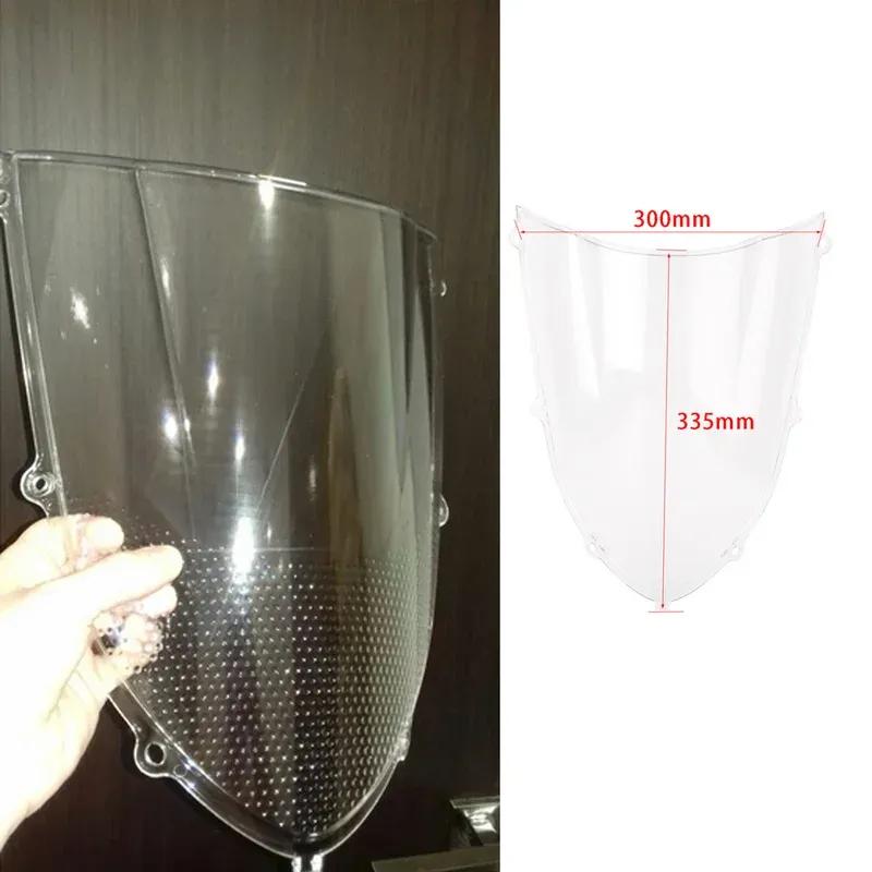 Motorcycle Screen Double Bubble Windshield Deflector Protector WindScreen For Kawasaki ZX-10R ZX10R 2004 2005