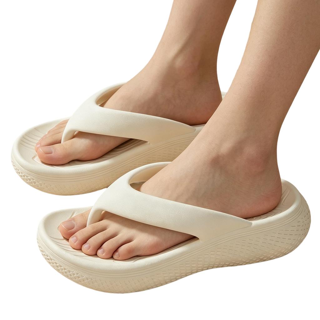 Women's Lightweight Foam Flip Flops Comfortable Slip On Beach Sandals Durable Non-Slip Sole Casual Summer Footwear for Daily Wear