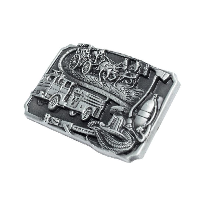Trendy Fire Department Alloy Belt Buckle