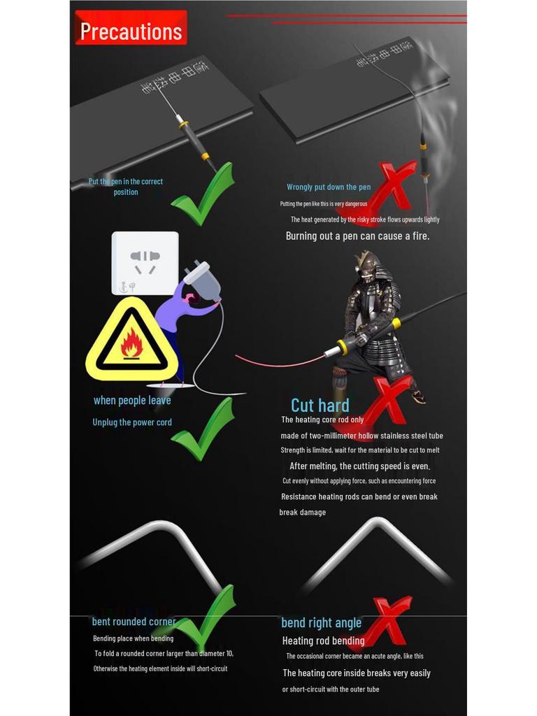Pongea Electric Foam Cutting Knife - Hot Melt Pen for Kindergarten & KT Board Use