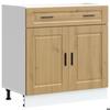 VidaXL Kitchen Cabinet Porto Artisan Oak Engineered Wood 853986