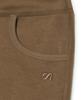 AWOSWEIB Wide Waist Straight Pants - Coffee Brown