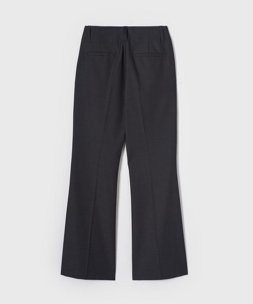 Yunse Ring Flare Trousers (Charcoal)