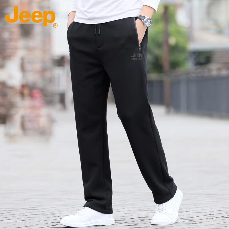 Jeep Men's Autumn/Winter Straight-Leg Casual Sweatpants