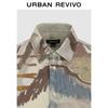 Men's Graffiti Print Short-Sleeve Casual Shirt
