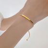 Vintage Gold Letter Bracelet For Women Minimalist Summer Jewelry Simple Elegant Friend Gift Boho Chic