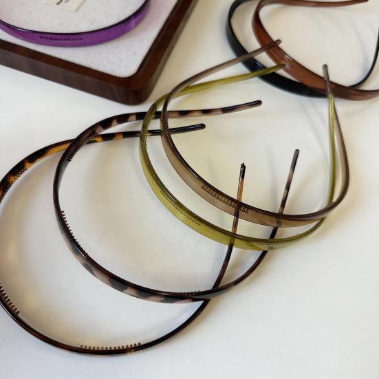 Hair Hoop Anti-slip Teeth Lightweight Hair Clip Colorfast Easy to Wear Washing Face Makeup Hair Hoop Versatile Hair Accessory