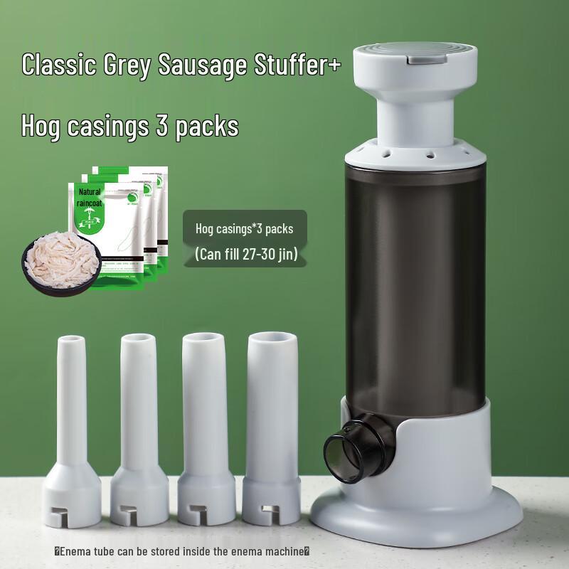 Zhao Ran Manual Press Sausage Stuffer with 3 Casings