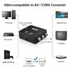HDMI-kompatibler zu RCA Konverter AV/CVBS L/R Audio Video Set-Top-Box Up-Scaler 1080P MINI HD2AV Unterstützung NTSC PAL Ausgang HD zu AV