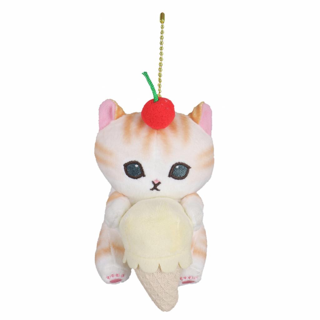 Entzückende Hai-Katzen-Plüschpuppe Niedlicher Garnelen-Katzen-Taschenanhänger Weiches Stofftier