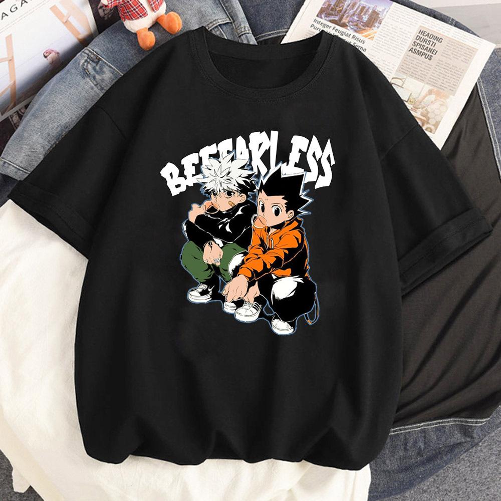 Hunter x Hunter top tees female Colorful streetwear Gothic korean clothes shirt Vintage 80s Comfortable kawaii Breathable Trendy