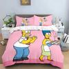 2026 The S-Simpsons Cartoon Duvet Cover Set Soft Wash Bed 3 Piece Comfortable Student Dormitory Home Baby Bedding Best seller