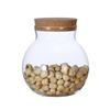 High Borosilicate Glass Airtight Jar with Cork Stopper for Moss or Terrariums
