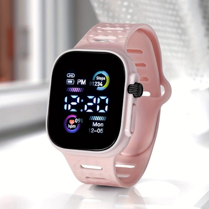 1PACK Cool Fashion Watch Men's and Women's Sports Heart Rate Unicorn Student Electronic Watch