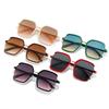 Damen Zweifarbige Sonnenbrille mit Farbverlauf - Winter 2021 Kollektion