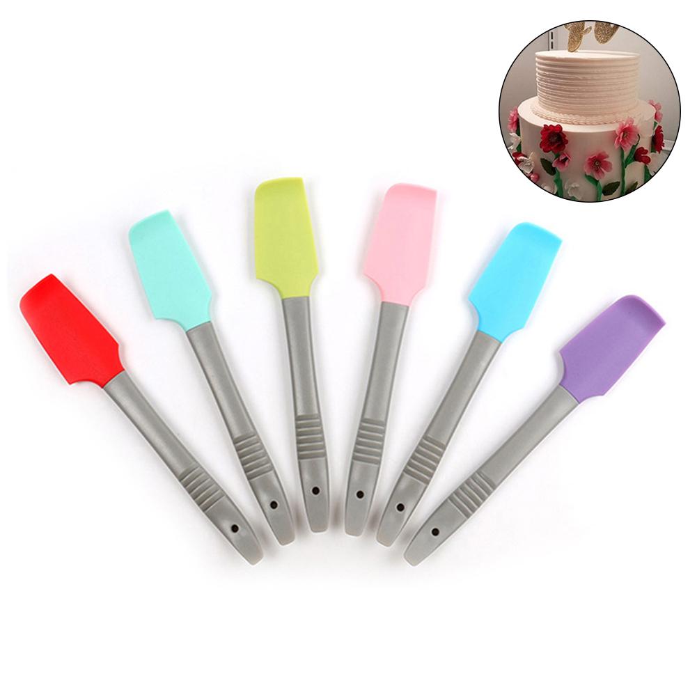Kitchenware Grade Cake Silicone Food Spatula Cookie Pastry Batter Scraper Baking Tool