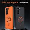 For Infinix Hot 70 60 50 Pro Plus 60i Case Magnetic Adhesive Textured Leather Drop-Protection Cover for Infinix Hot70 Funda