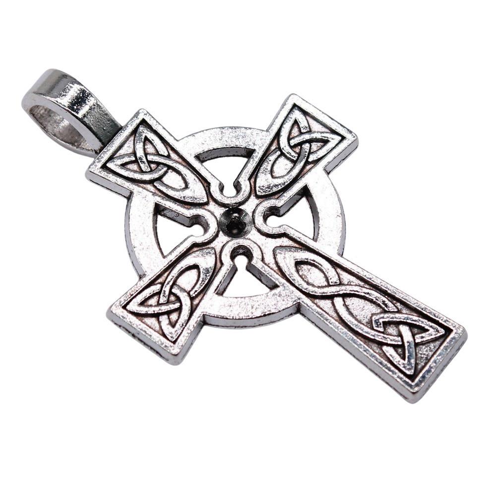 Hollow Cross Charms Multi Color Alloy Pendants For Gothic Christian Jewelry Accessories