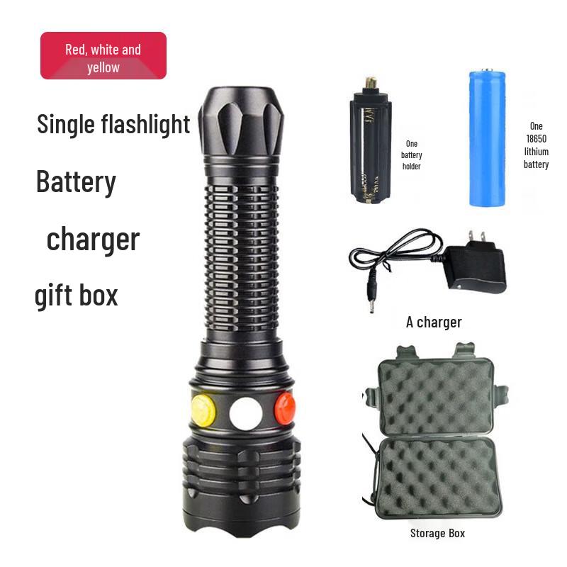 Qi Shen Yi Multi-Color Railway Rescue Signal Flashlight