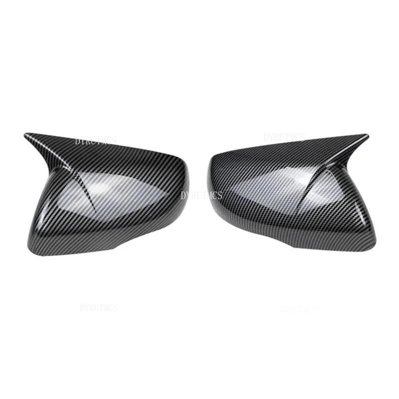Fit For Ford Edge 2015 2016 2017 2018 - Car Sticker Rearview Side Mirror Cover Wing Cap Rear View Case Trim Carbon Fiber