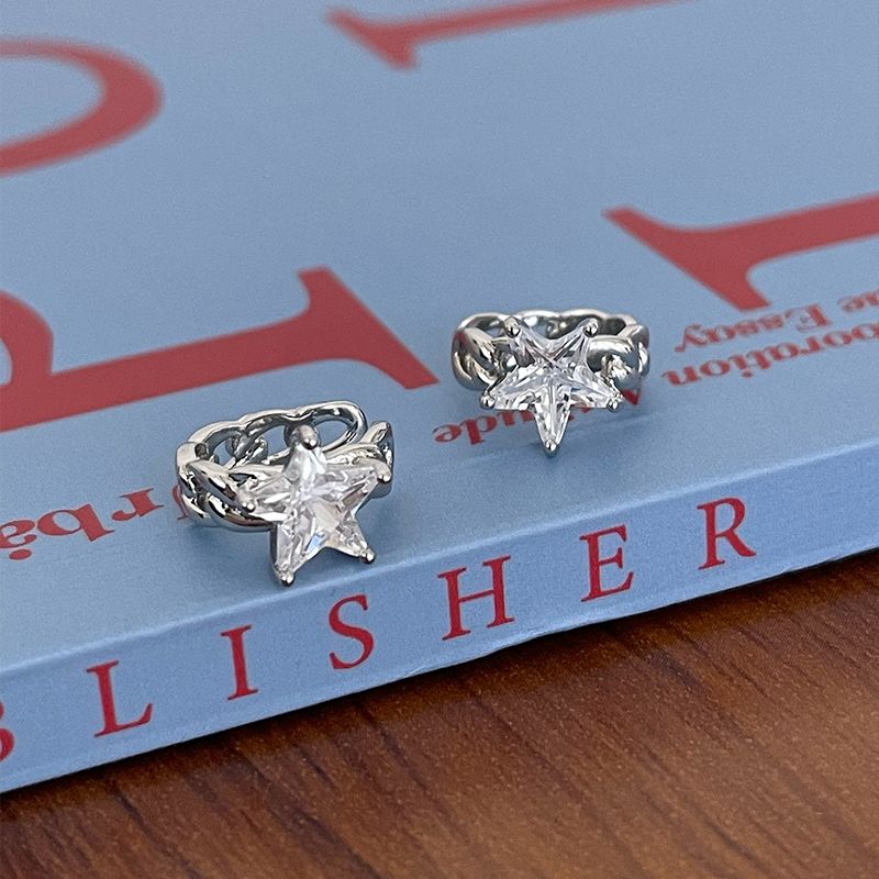 

Ringring Star River Minimalist Flash Ear Clip 1 pair of ear bone clips