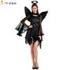 Women's Dark Angel Wings Cosplay Outfit Made With Soft Polyester For Halloween Fun