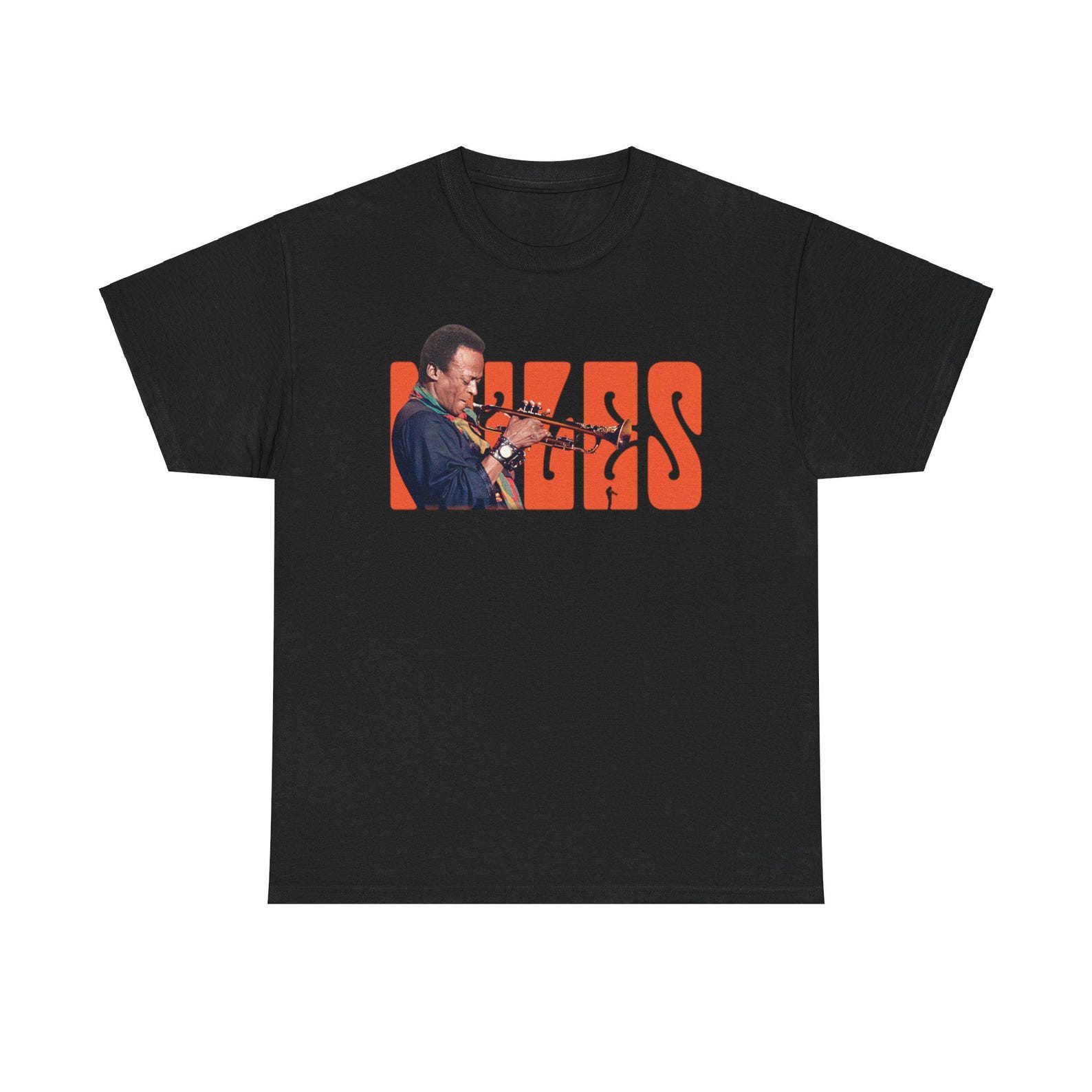 Celebrate Jazz History with Our Unisex Heavy Cotton Shirt Honoring the Legendary Miles 4XL