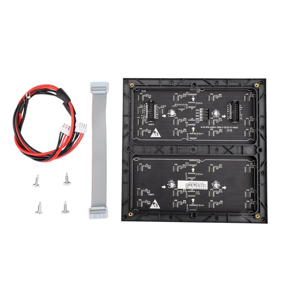 

Внутренний модуль P3 полноцветный SMD RGB светодиодный видеовывеска матричный светодиодный дисплейный модуль 64x64 пикселей высокое разрешение 1/32 сканирование Hub75