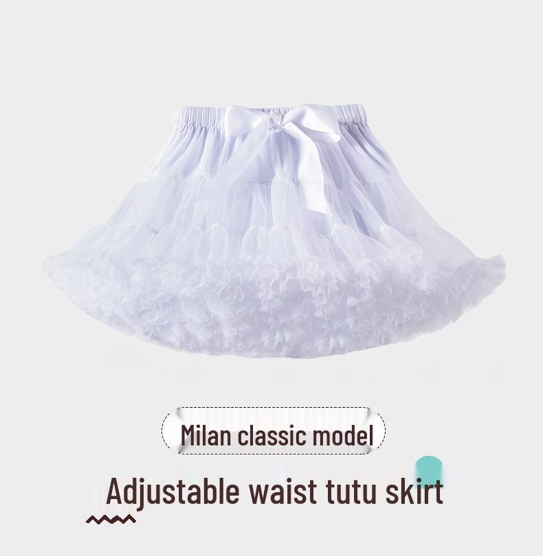 

Пухнаста балетна спідниця-пачка для дівчинки - Літо 2025 Модний європейський та американський стиль M (110-120CM)