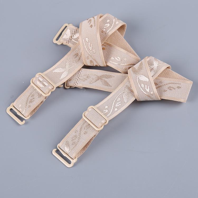 1Pair Adjustable Candy Elastic Shoulder Bra Strap Back Cross Slip-Resistant Girl Bra Straps Summer Style Colorful Bra Strap