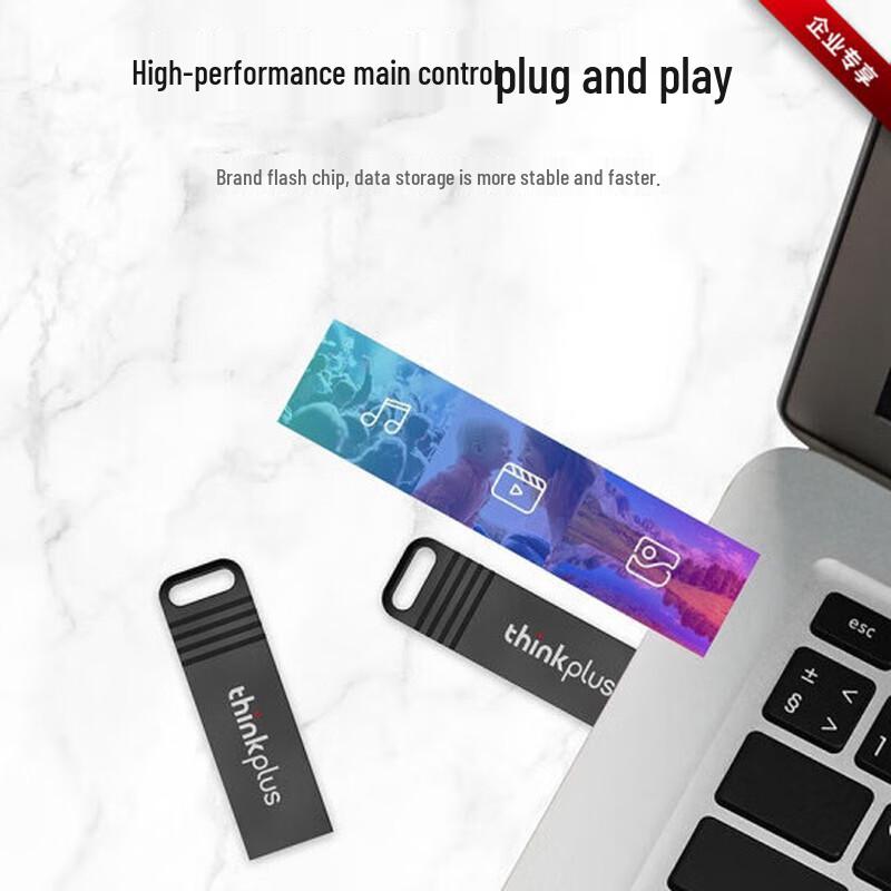 Lenovo Thinkplus MU221 USB 2.0 Metal Flash Drive