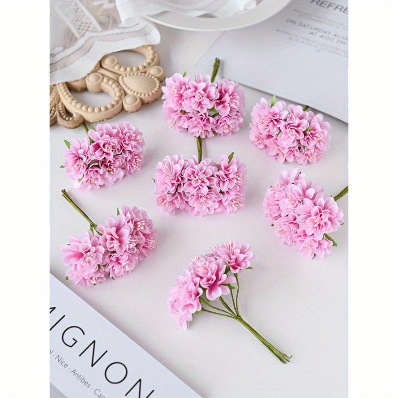 1 Bouquet (6 Heads) Artificial Carnation Floweressories Home Wedding Decoration Bride Wrist Flower Chest Flower Headflower Material New Year