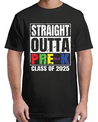 Direkt aus dem Kindergarten Abschlussklasse 2025 Vintage Erwachsenen S-4XL Unisex T-Shirt