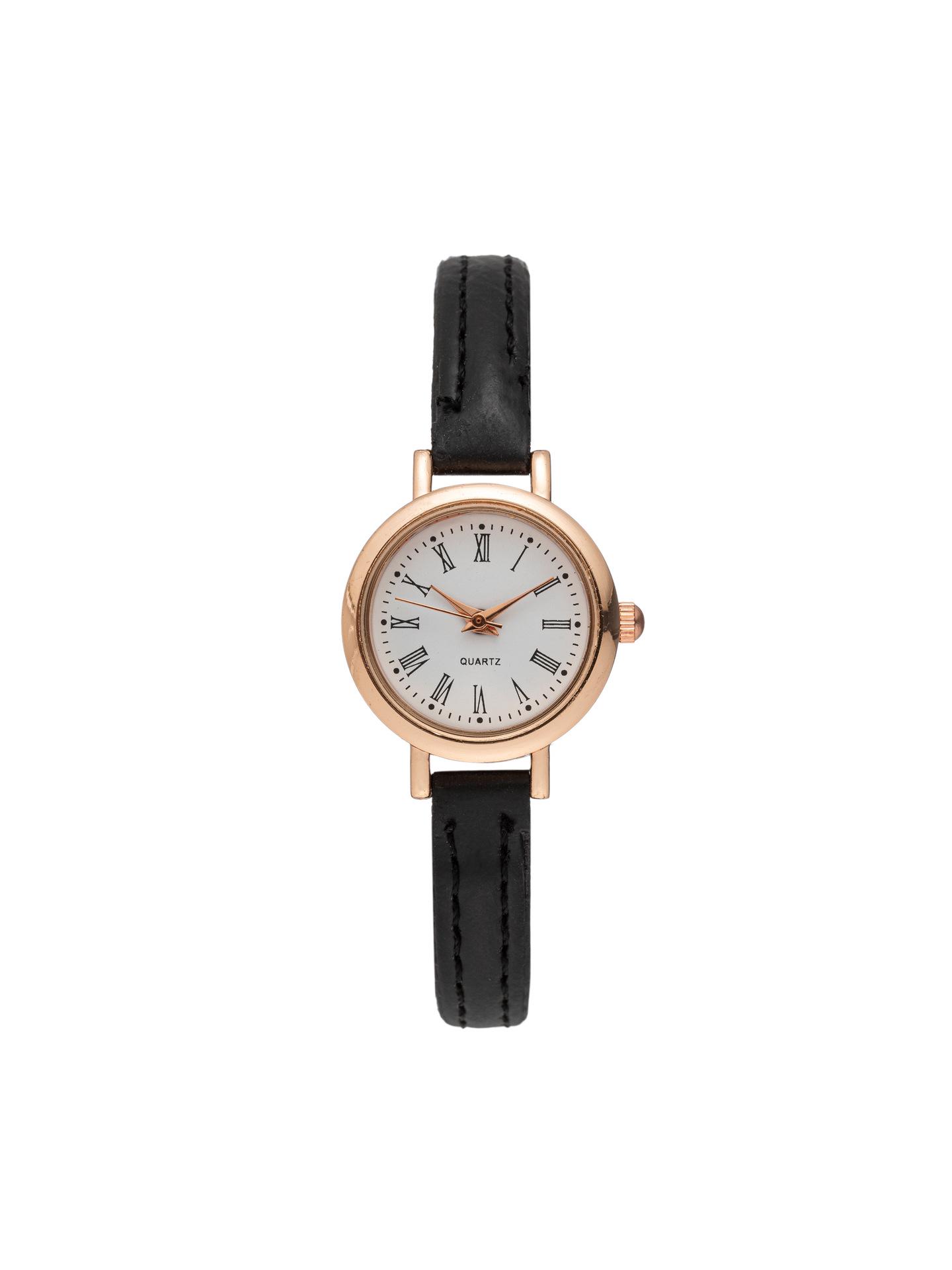 

Элегантные Роскошные Кварцевые Часы для Женщин - Идеально для Студенток и Моды для Экзаменов чёрный