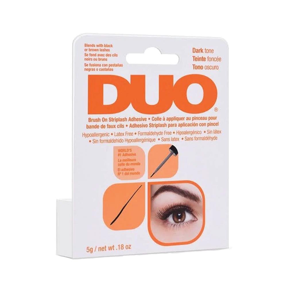 Ciemny klej do sztucznych rzęs DUO Brush On Dark Ardell z witaminami 5 ml