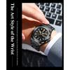 Luxury Square Men's Watches Waterproof Luminous Date Week Men Watch Stainless Steel Fashion Quartz Wristwatch