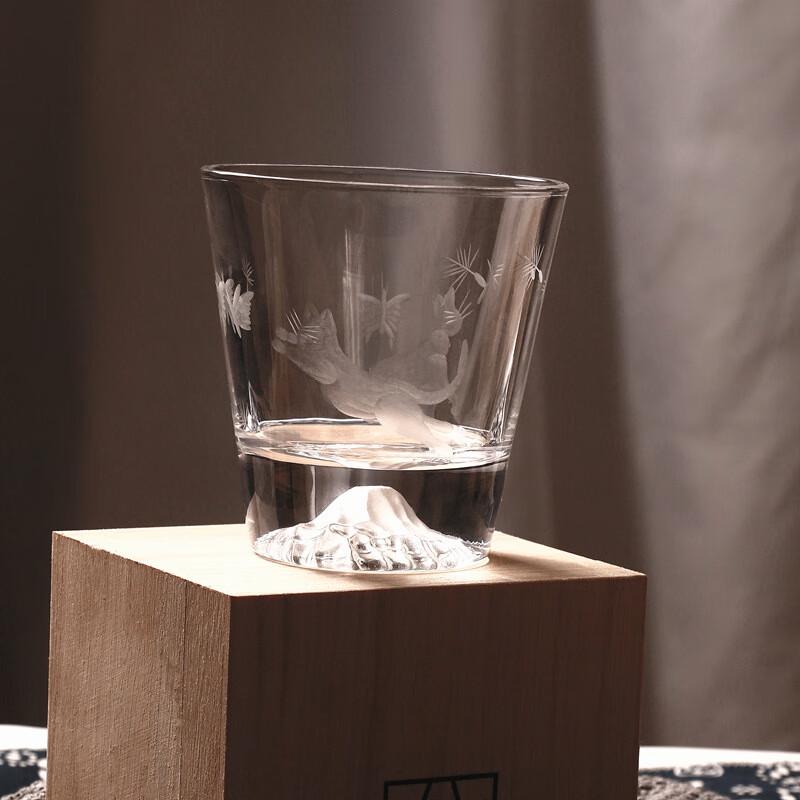 Mount Fuji Snow Mountain Glass Drinking Cup